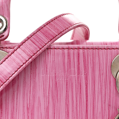 Christian Dior Wood Printed Glazed Calfskin Mini Lady Dior Pink 8 of 11