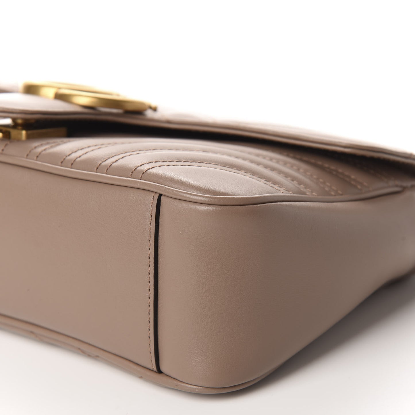 Calfskin Matelasse Small GG Marmont Shoulder Bag Porcelain Rose