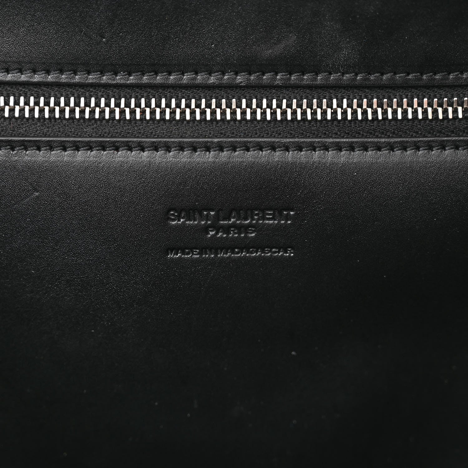 Saint Laurent Raffia Medium Panier Bag Black 6 of 9