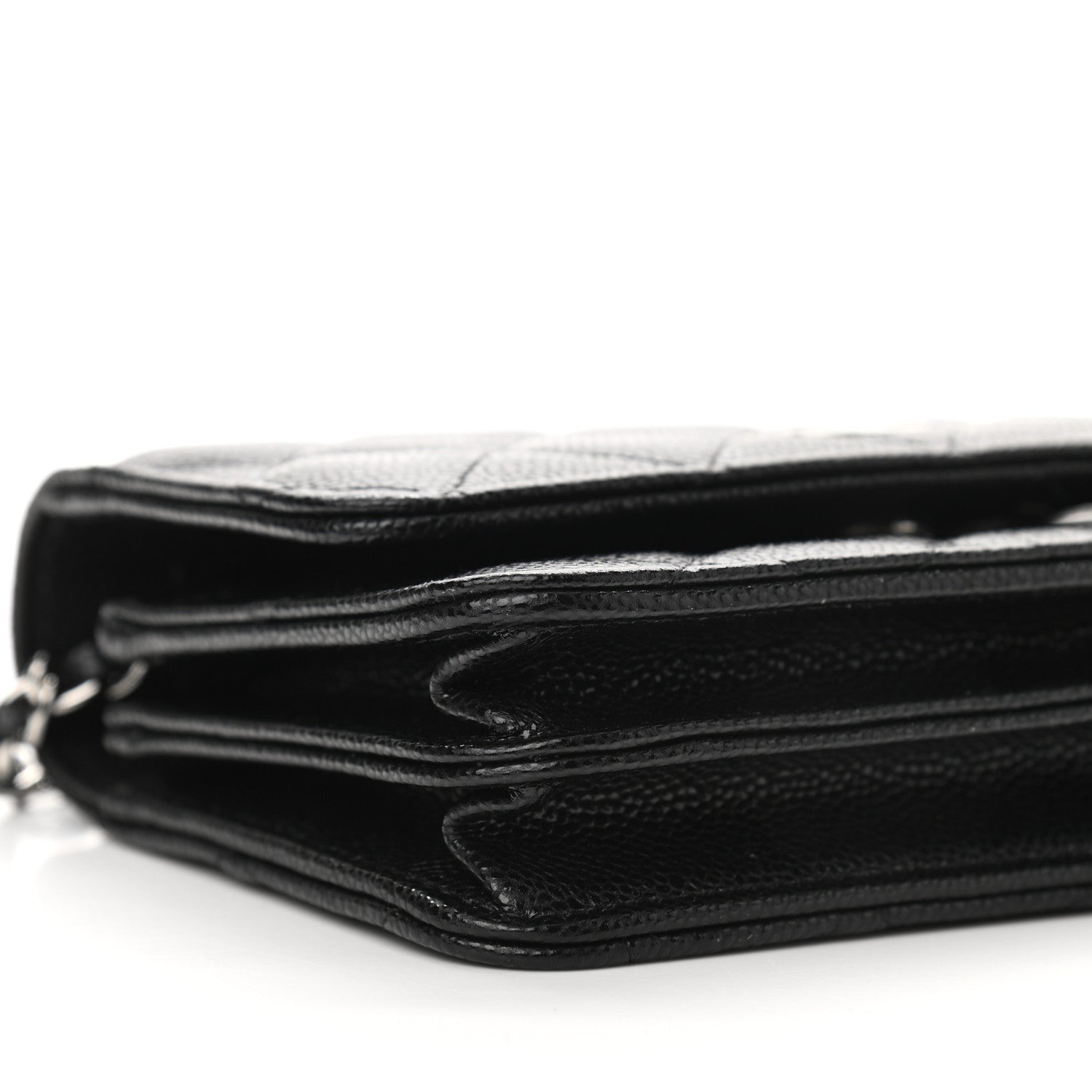 Chanel Caviar Quilted Mini Wallet On Chain WOC Black 10 of 12