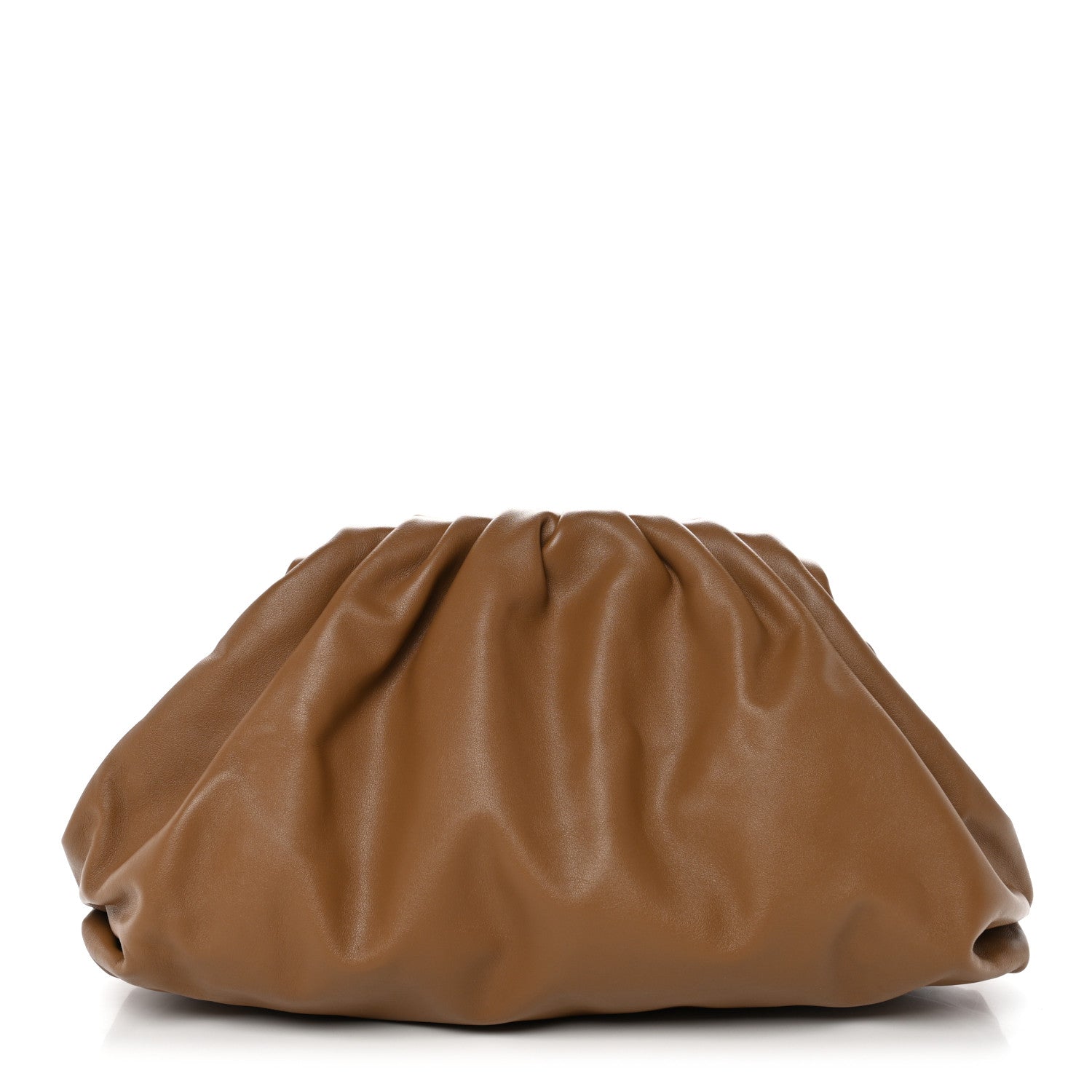 Bottega Veneta Smooth Butter Calf The Pouch Oversized Clutch Cammello 1 of 10
