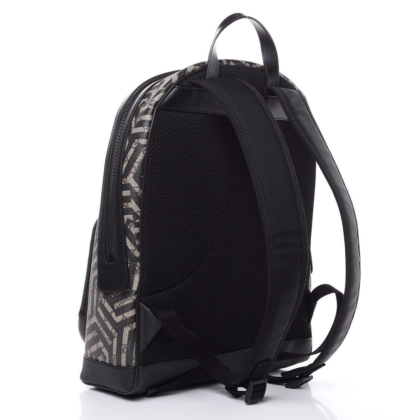 GG Supreme Monogram Caleido Medium Day Backpack Black