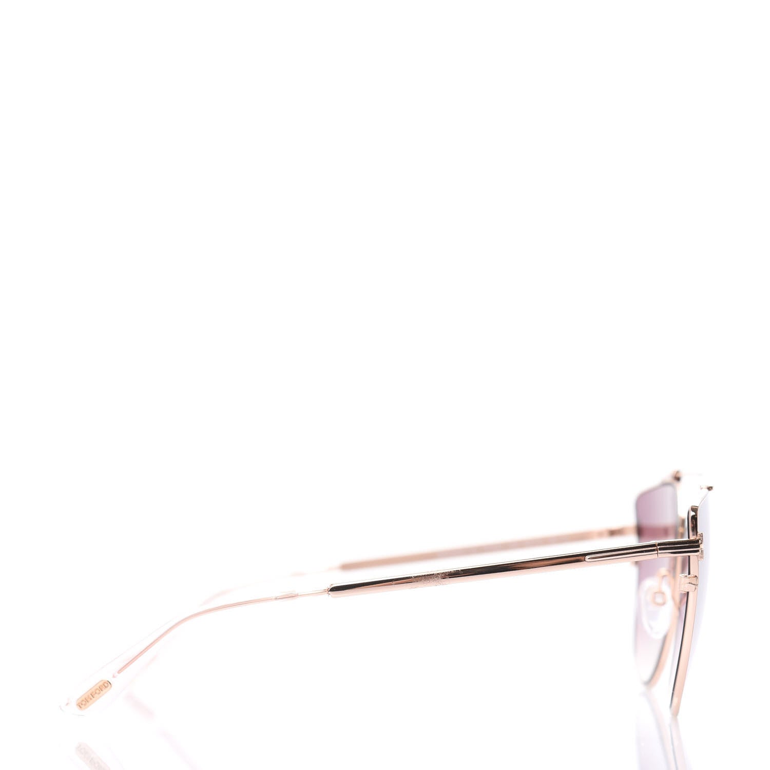 Tom Ford Jacquelyn 02 Aviator Sunglasses TF563 Rose Gold 3 of 8