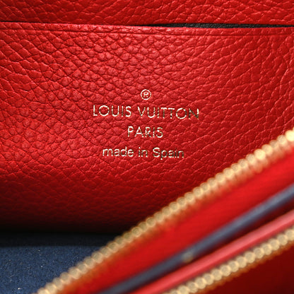 Louis Vuitton Empreinte Double Zip Pochette Marine Rouge 6 of 9