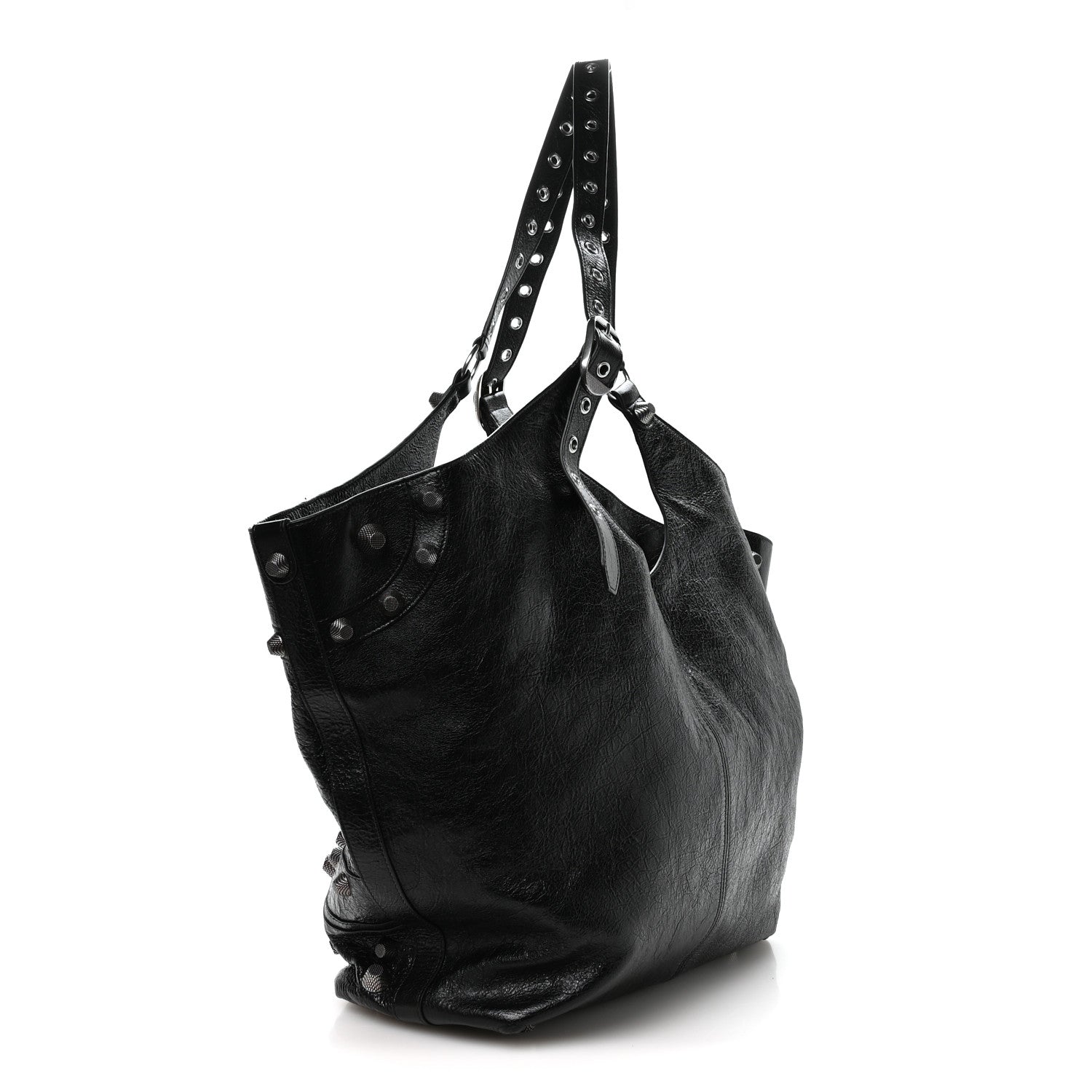 Balenciaga Agneau Arena Large Le Cagole Carry All Bag Black 3 of 10