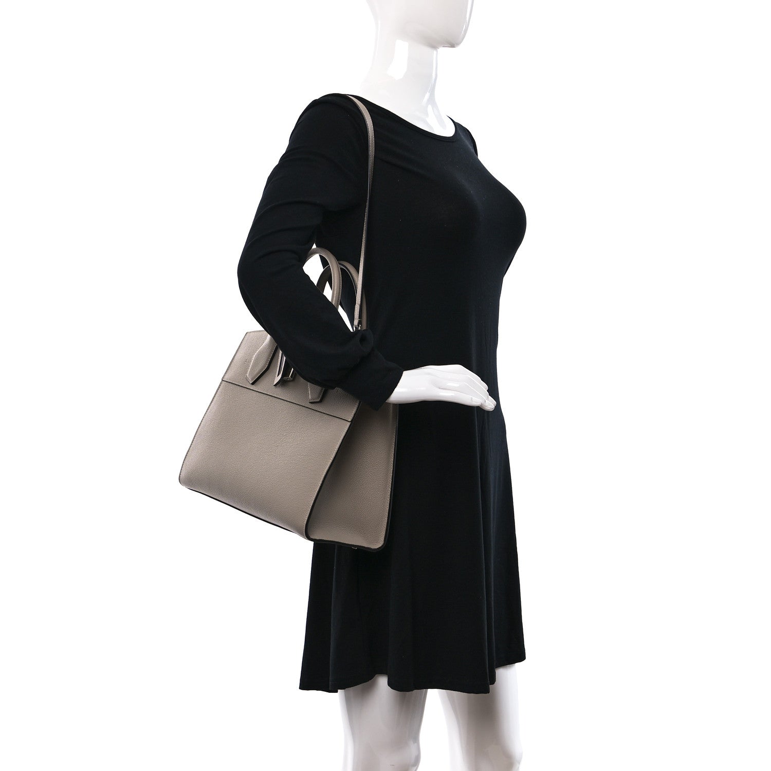 Louis Vuitton Taurillon City Steamer MM Galet 2 of 9