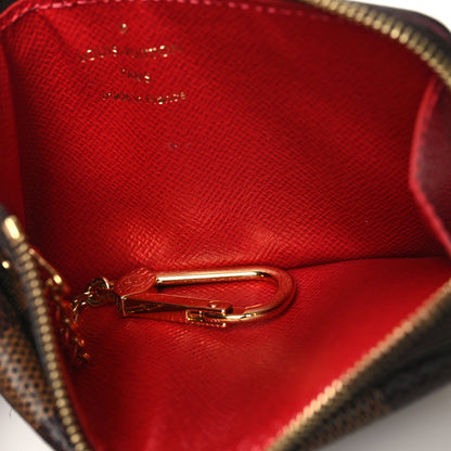 Louis Vuitton Damier Ebene Recto Verso Card Holder Red 5 of 8