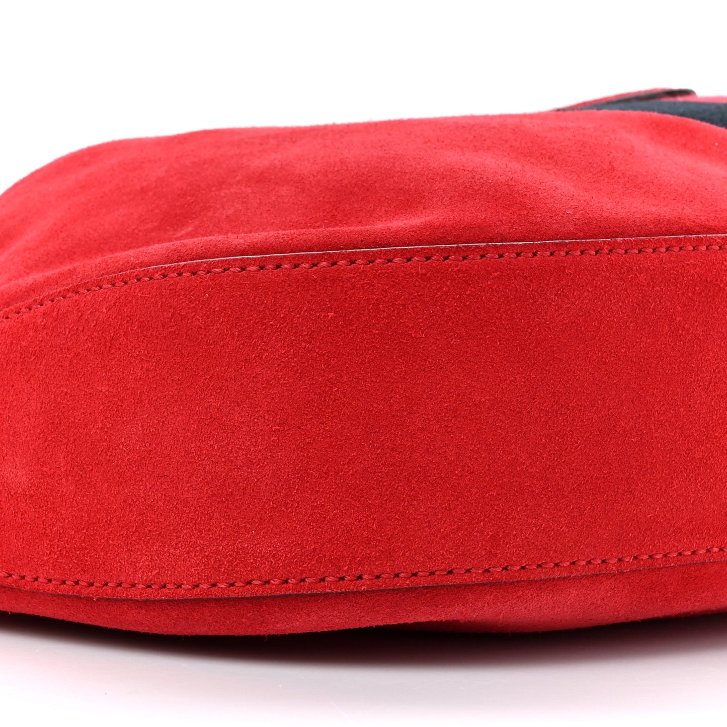Soft Suede Web Large Jackie Hobo Red