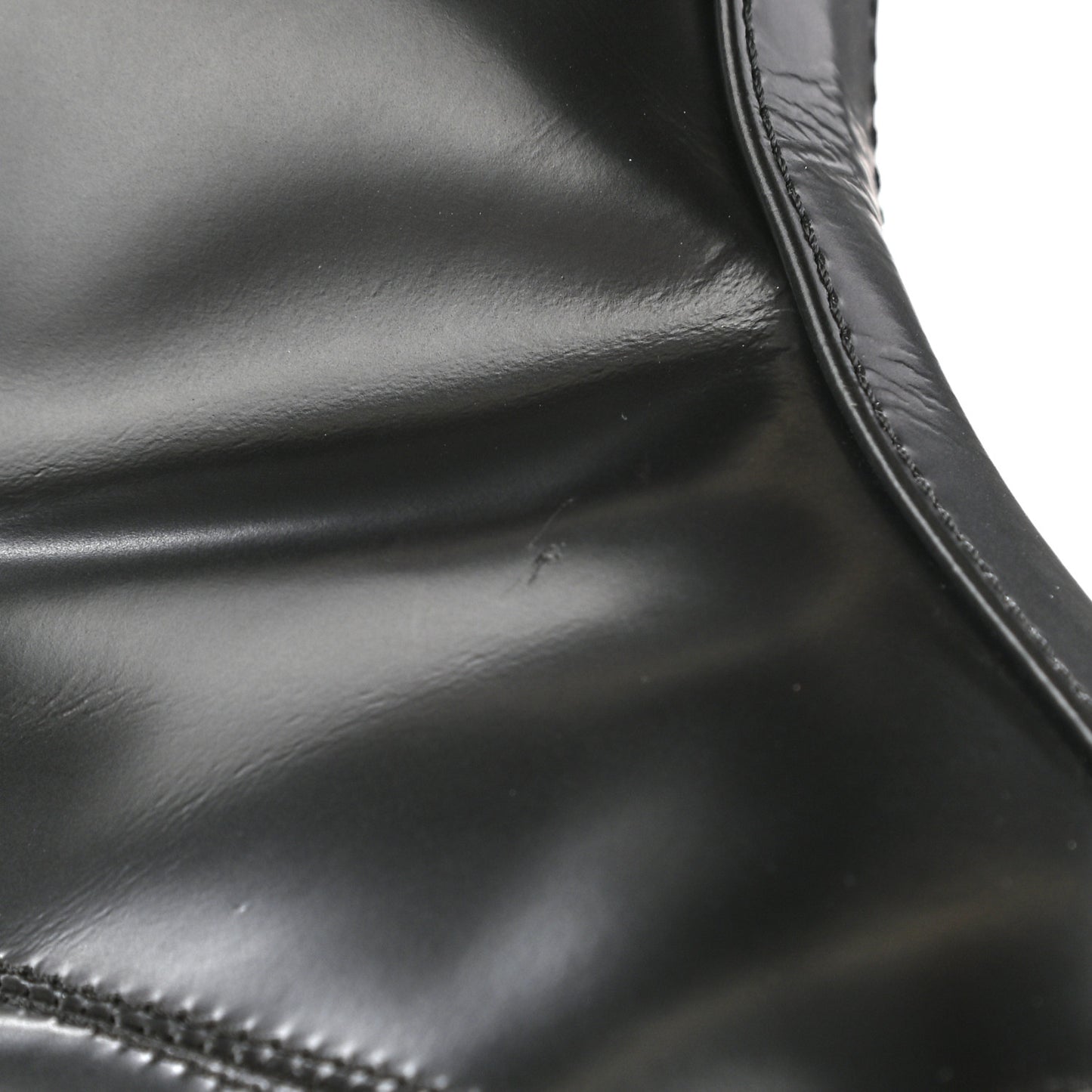 Magnum Calfskin Pearl Lace Up Combat Ankle Boots 38 Black