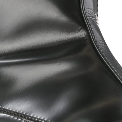 Gucci Magnum Calfskin Pearl Lace Up Combat Ankle Boots 38 Black 9 of 13