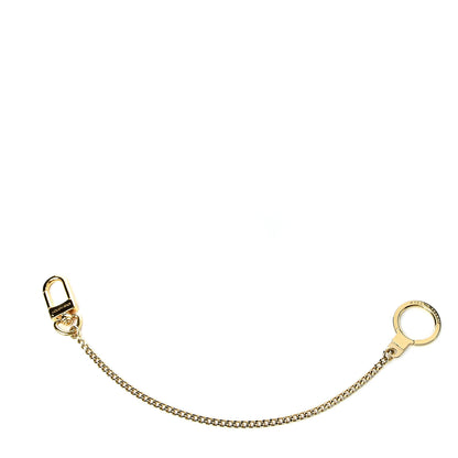 Louis Vuitton Metal Pochette Extender Key Ring Chain Gold 1 of 5
