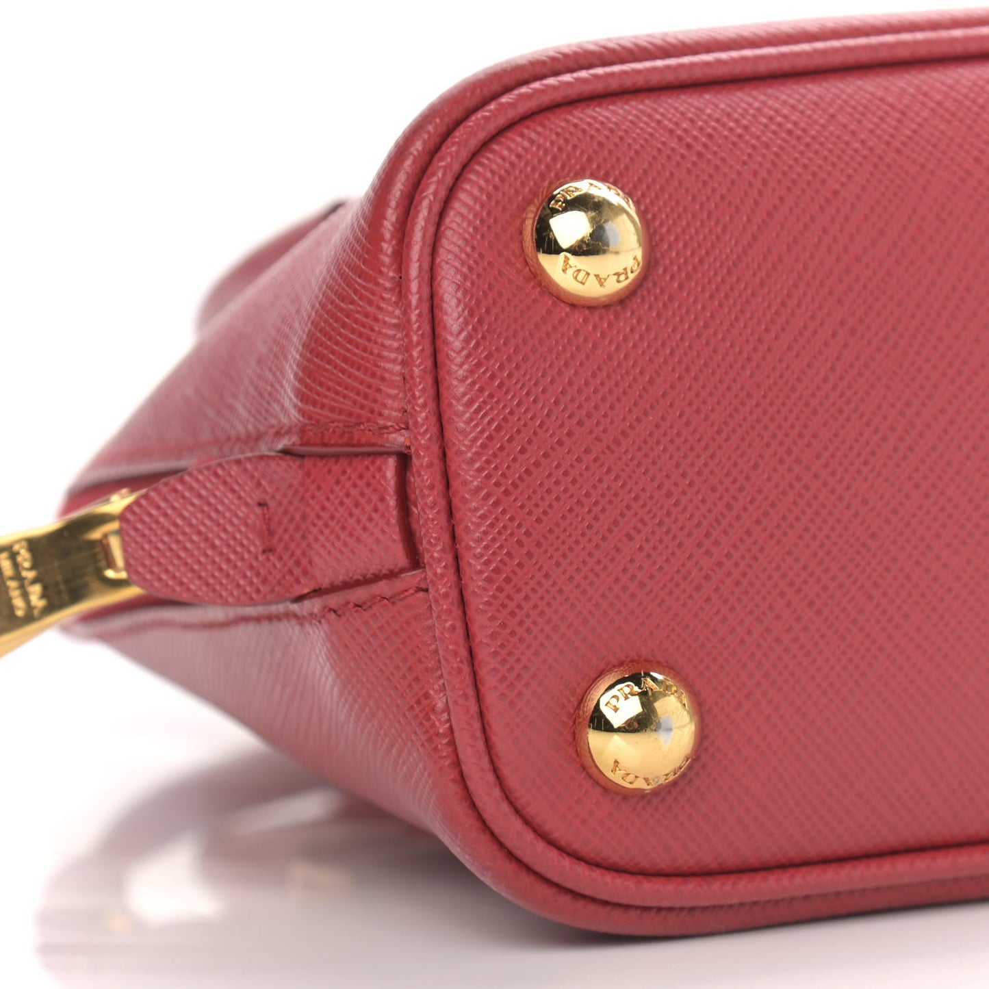 Saffiano Lux Mini Promenade Tote Fuoco