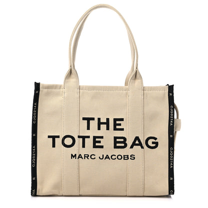 Marc Jacobs Jacquard Large The Traveler Tote Bag Warm Sand 1 of 11