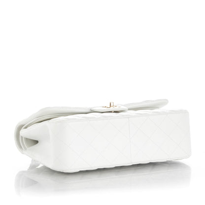 Chanel Lambskin Quilted Jumbo Double Flap White 5 of 8