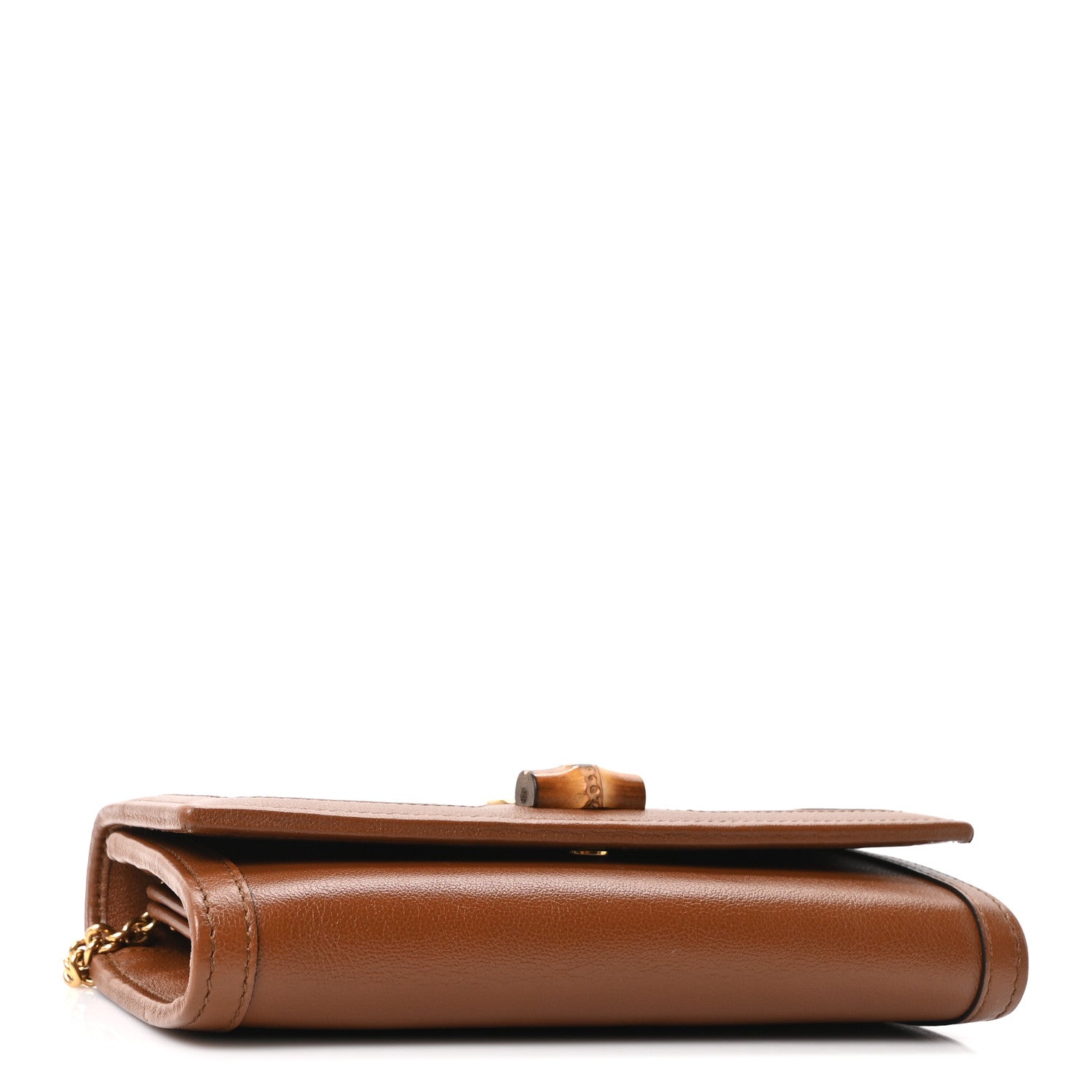 Gucci Wonka Grain Calfskin Diana Chain Wallet Cuir 4 of 10
