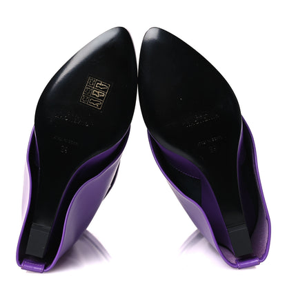 Givenchy Calfskin Shark Lock Ankle Boots 35 Ultraviolet 7 of 16