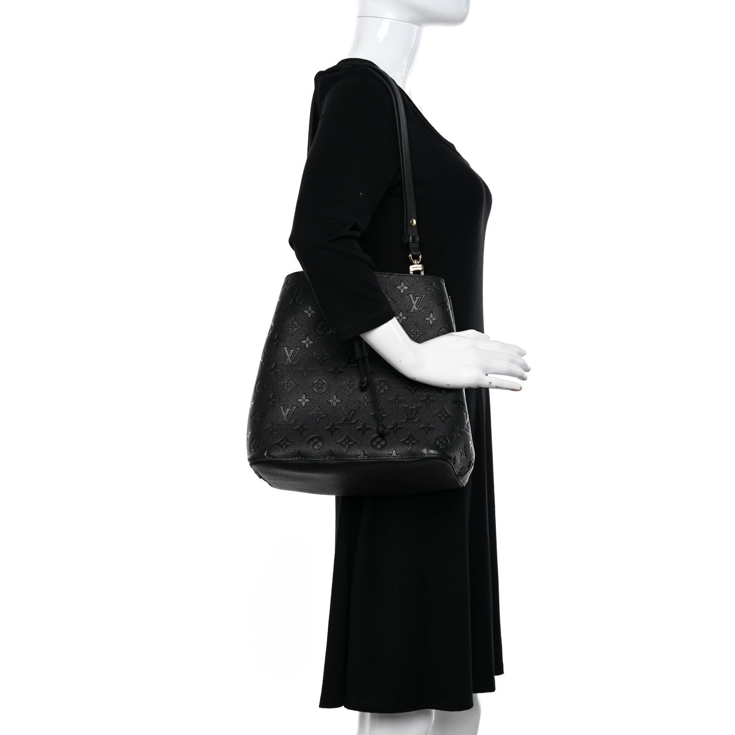 Louis Vuitton Empreinte Neonoe MM Black 2 of 10