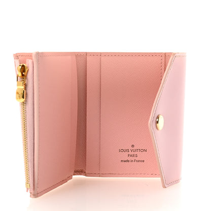 Louis Vuitton Damier Azur Zoe Wallet Rose Ballerine 5 of 6