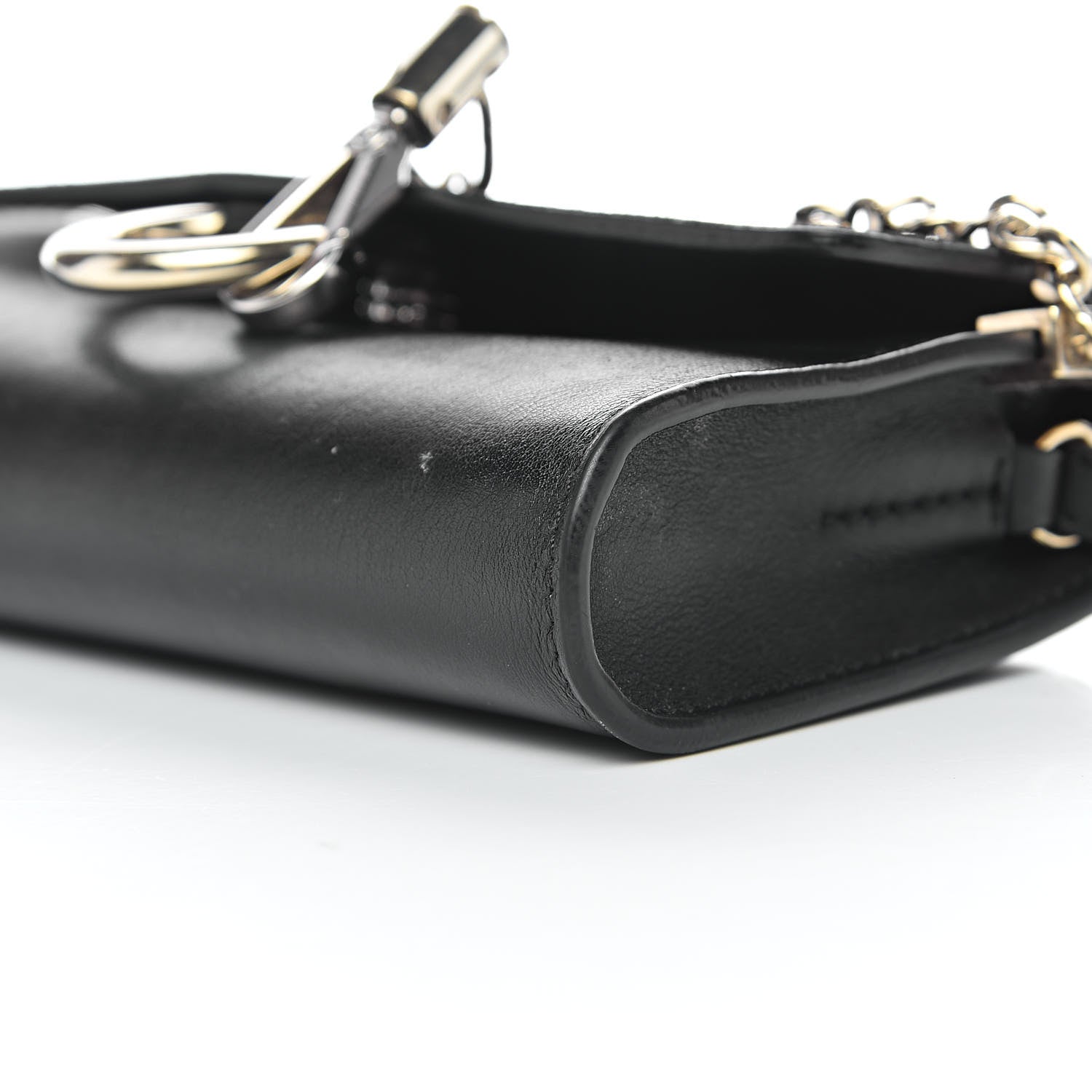 Chloe Suede Calfskin Mini Faye Shoulder Bag Black 10 of 14