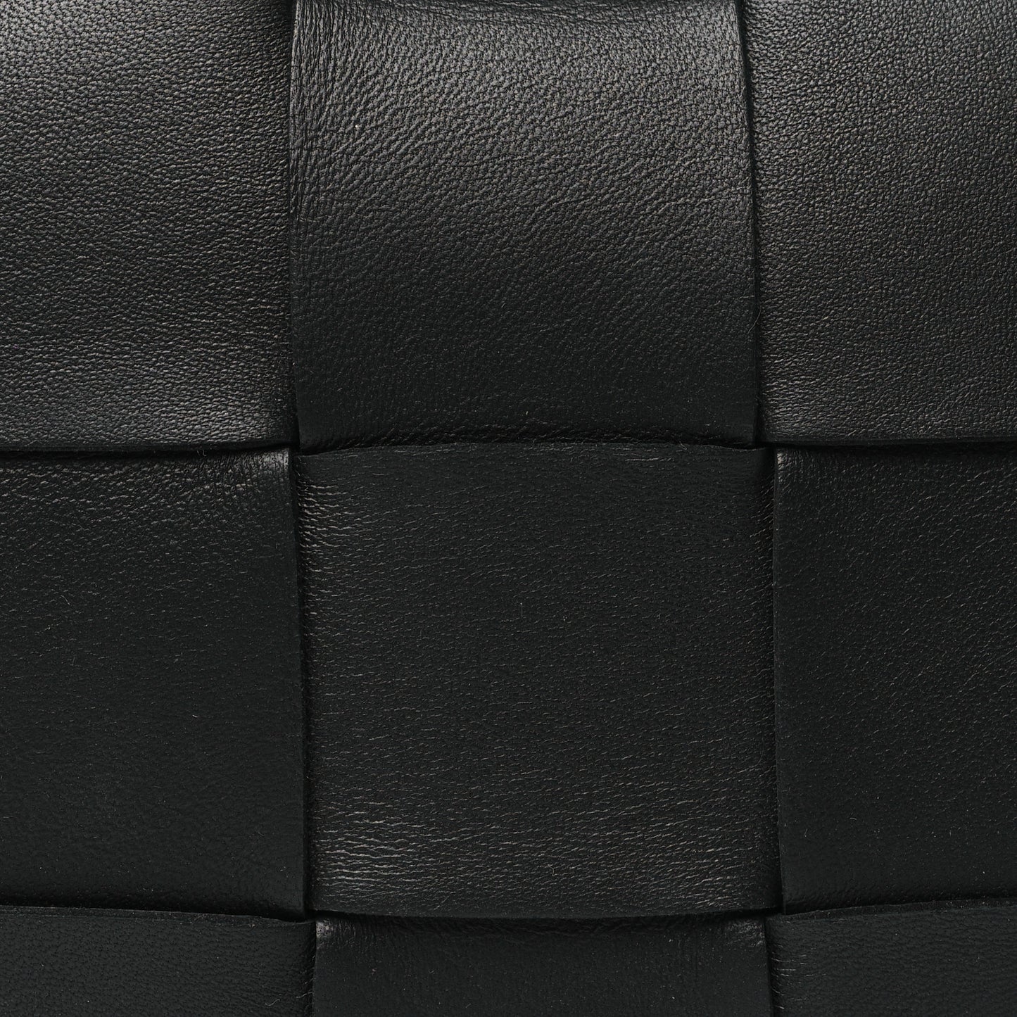 Lambskin Maxi Intrecciato Cassette Crossbody Bag Black