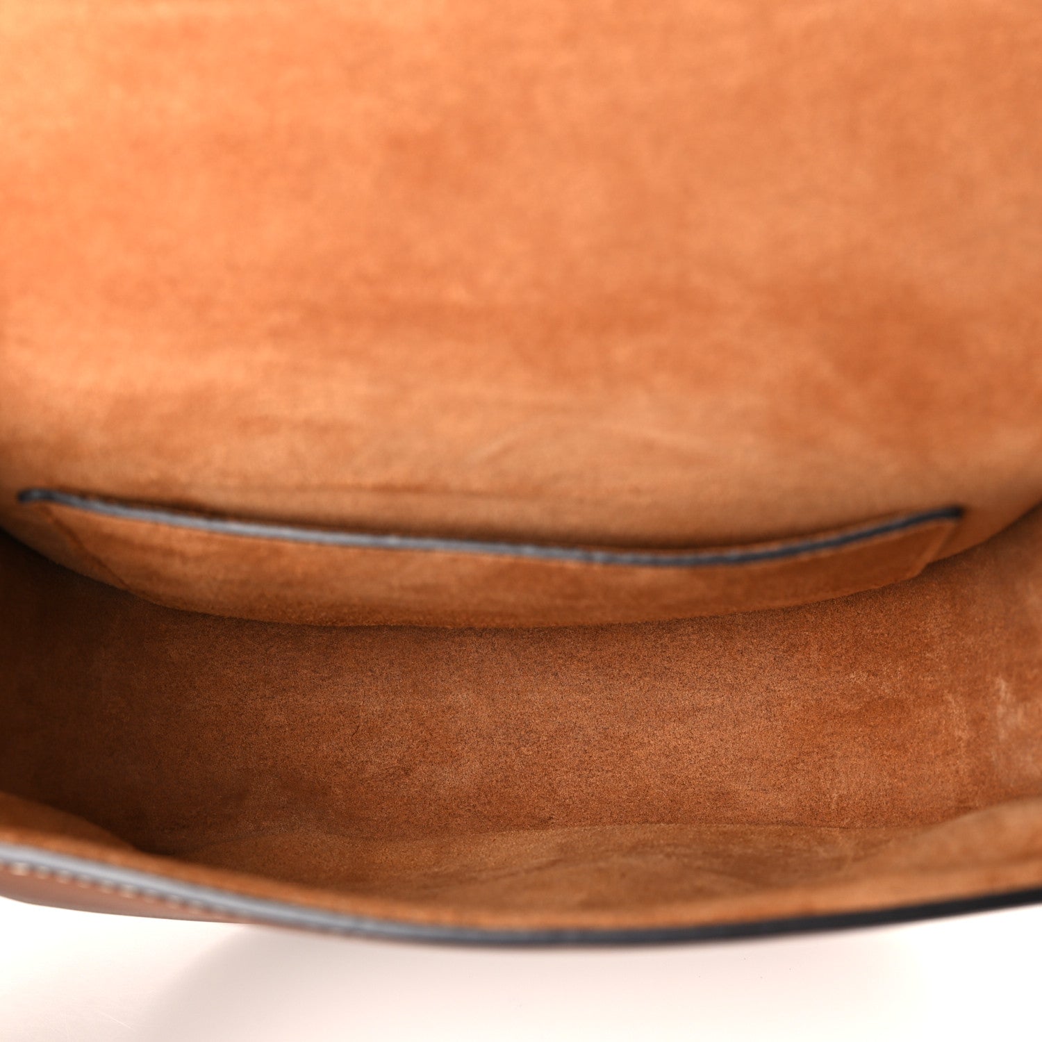Celine Smooth Calfskin Cuir Triomphe Folco Crossbody Bag Tan 5 of 10