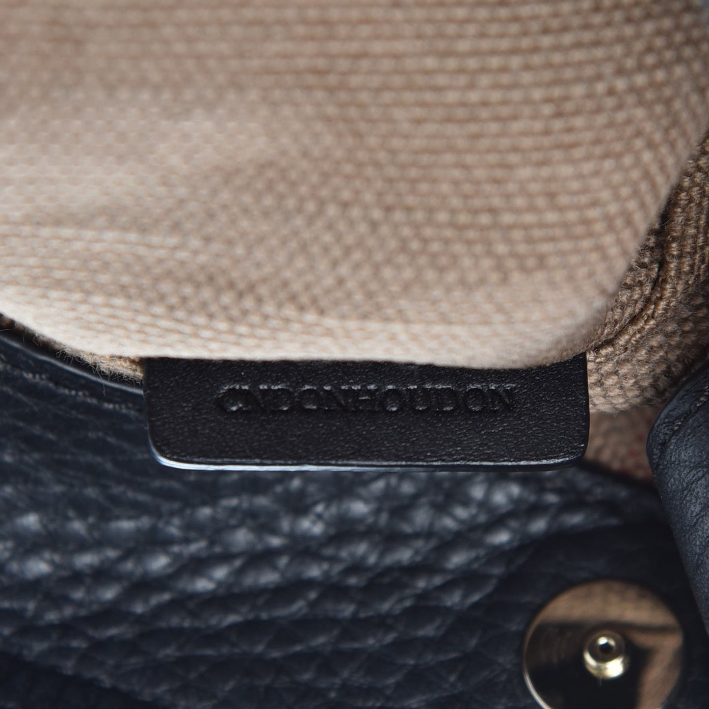 Canvas Mega Check Mini Ashby Tassel Crossbody Black