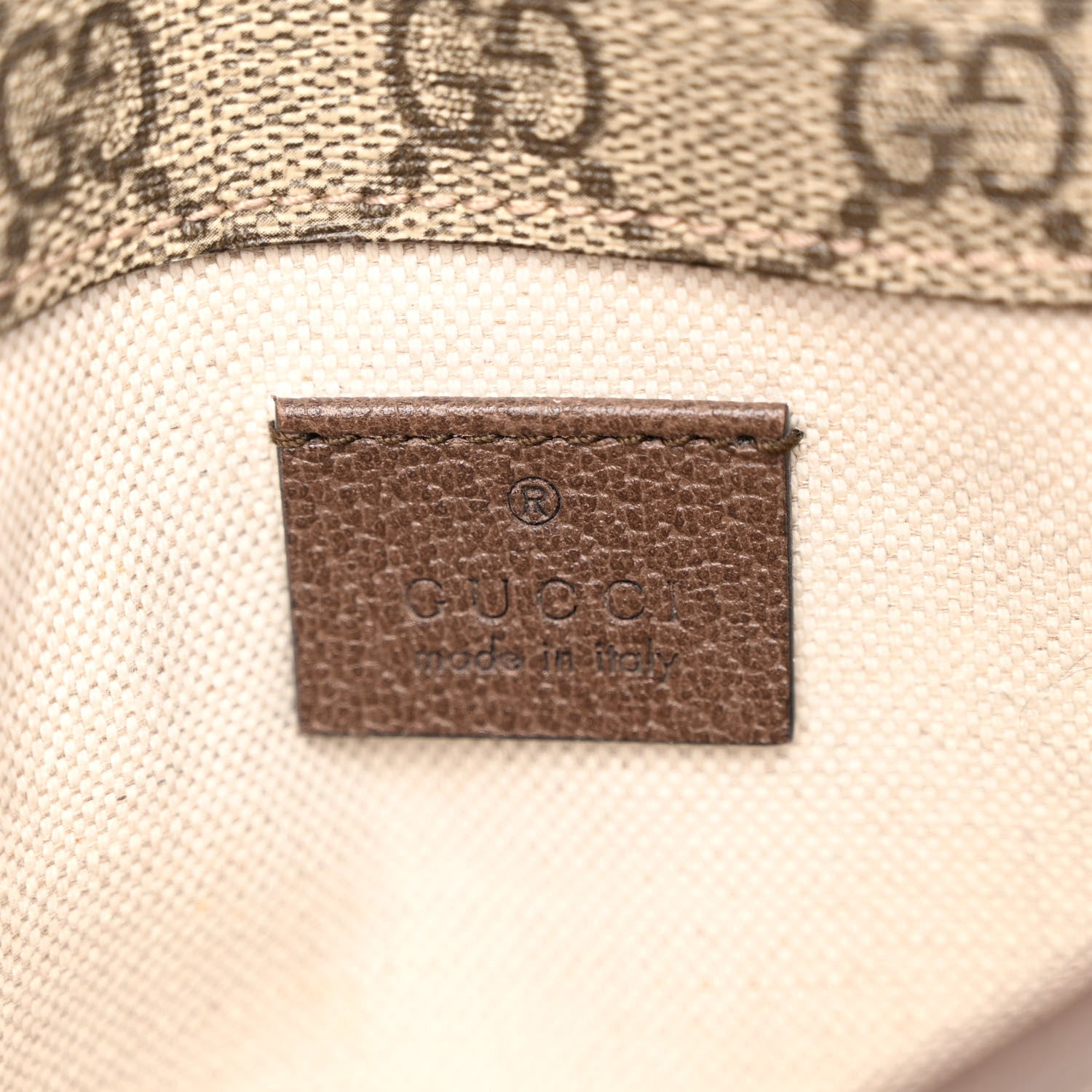 Gucci GG Supreme Monogram Neo Vintage Web Belt Bag Brown 6 of 11