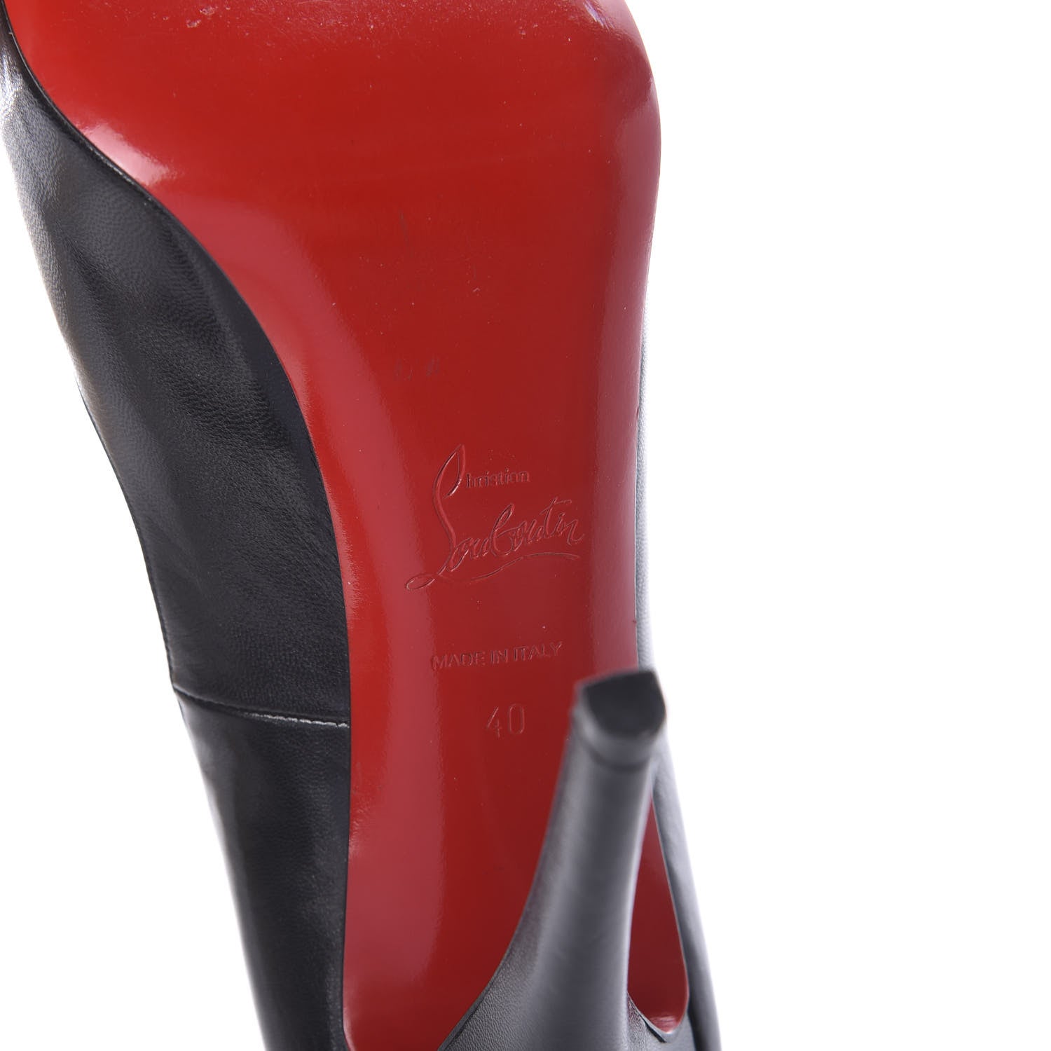 Christian Louboutin Kid Very Prive 120 Pumps 40 Black 6 of 7