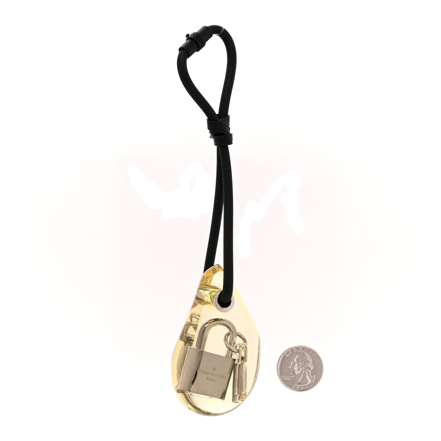 Resin Padlock Bag Charm