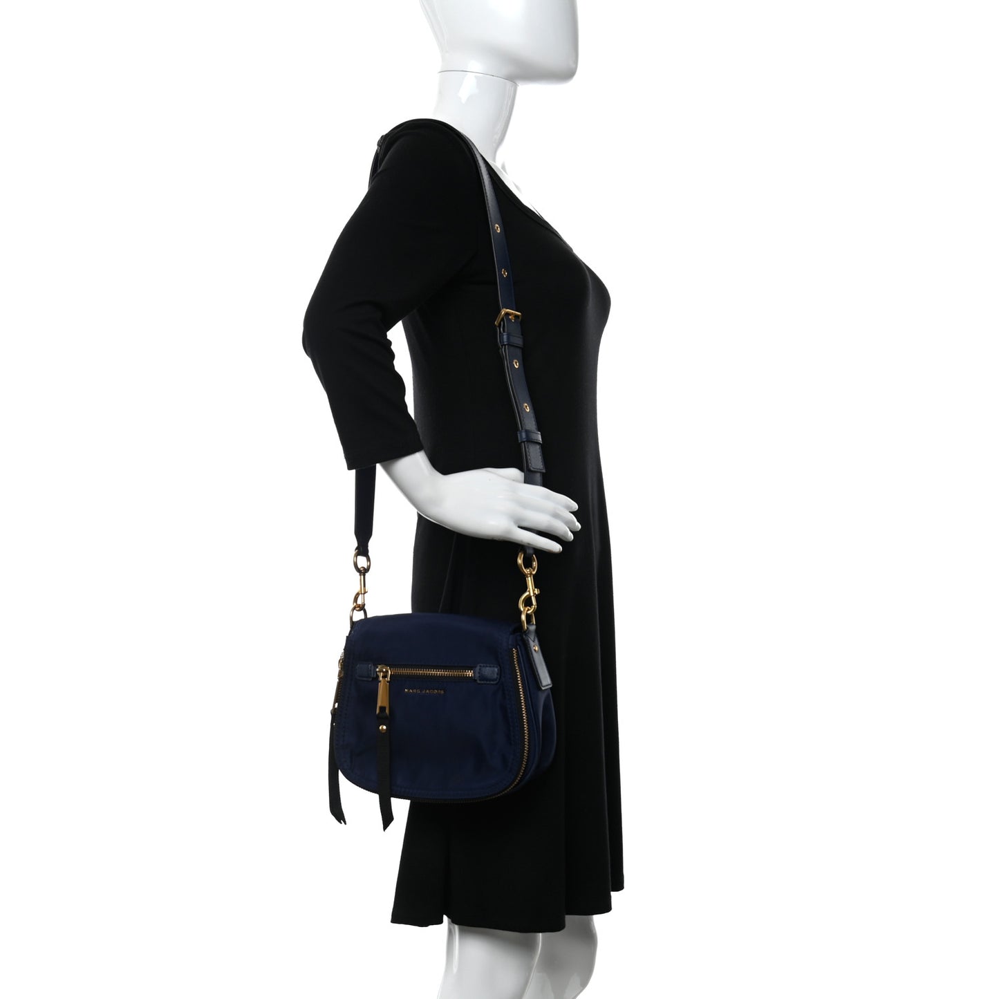 Nylon Small Trooper Nomad Saddle Bag Navy