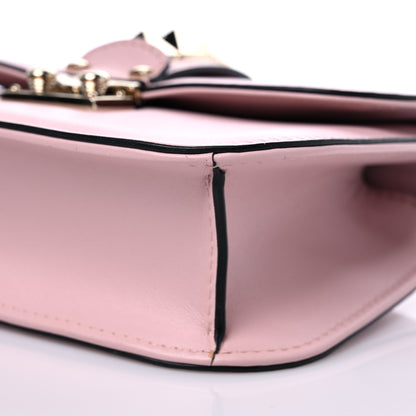 Valentino Garavani Vitello Small Glam Lock Rockstud Flap Water Rose 8 of 13