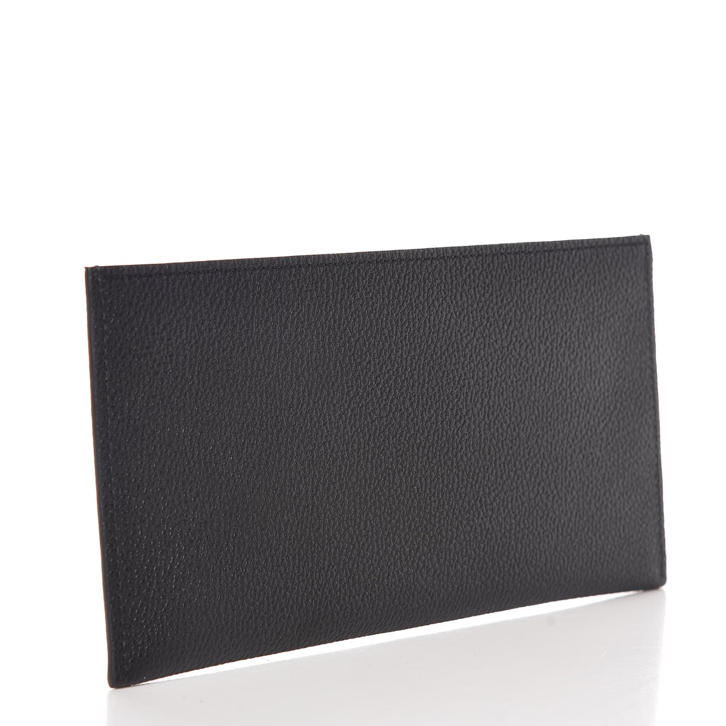 Calfskin Felicie Chain Wallet Card Holder Insert Black