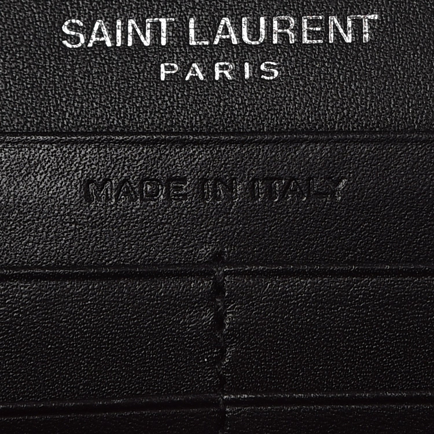 Saint Laurent Patent Grain De Poudre Matelasse Chevron Monogram Chain Wallet Pink 9 of 9