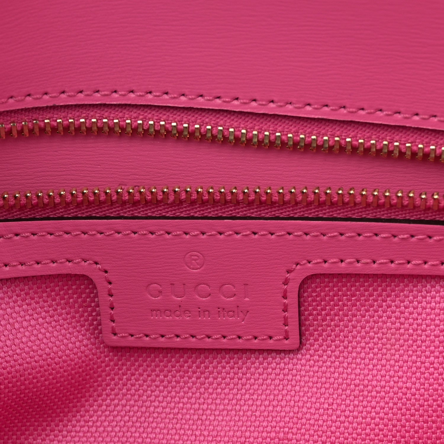 Gucci GG Monogram Textured Dollar Calfskin Small Luce Shoulder Bag Pink 6 of 12