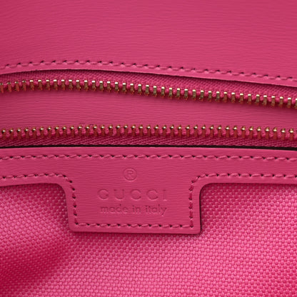 Gucci GG Monogram Textured Dollar Calfskin Small Luce Shoulder Bag Pink 6 of 12