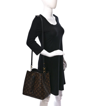 Louis Vuitton Monogram Neonoe MM Black 2 of 8