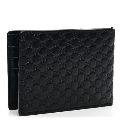 Gucci Microguccissima Bi-Fold Wallet Navy 3 of 11
