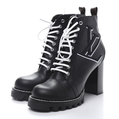 Louis Vuitton Calfskin Monogram LV Star Trail Ankle Boots 41 Black 3 of 8