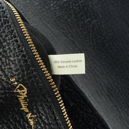 3.1 Phillip Lim 3.1 Textured Calfskin Medium Pashli Satchel Black 7 of 8