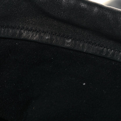 Saint Laurent Lambskin Teddy Drawstring Bag Black 12 of 15