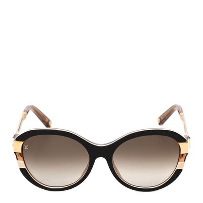 Louis Vuitton Petit Soupcon Cat Eye Sunglasses Z0487E Brown 4 of 7
