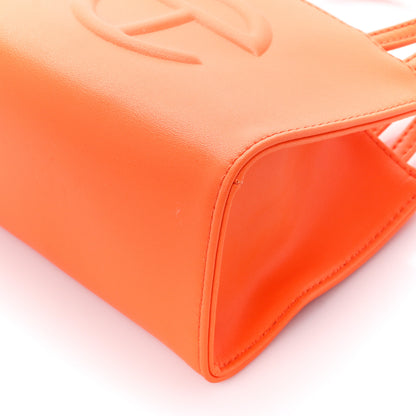 Telfar Vegan Leather Small Shopping Bag Orange 10 of 11