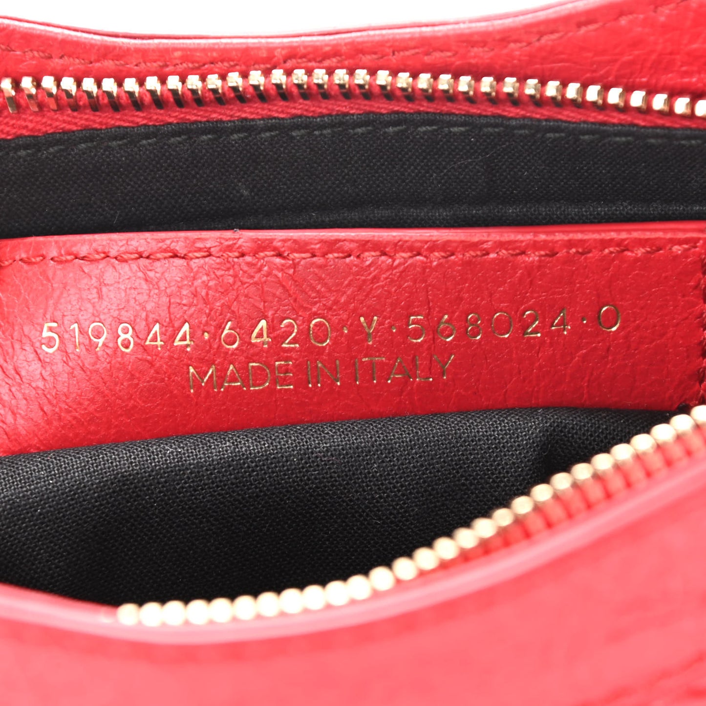 Agneau Giant 12 Gold Hardware Hip Rouge Cardinal