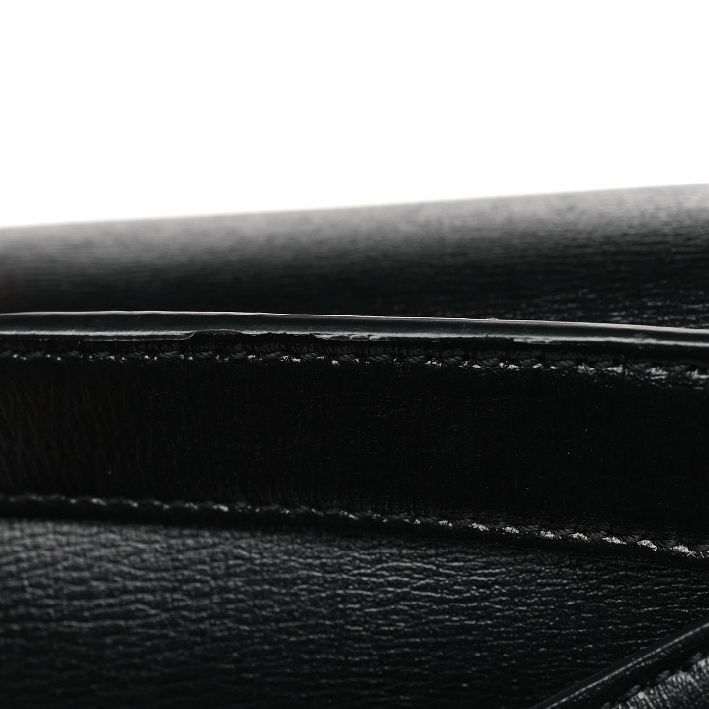 Smooth Calfskin Suede Medium Bellechasse Black
