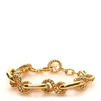 Louis Vuitton Chain Nautical Bracelet Gold 6 of 9