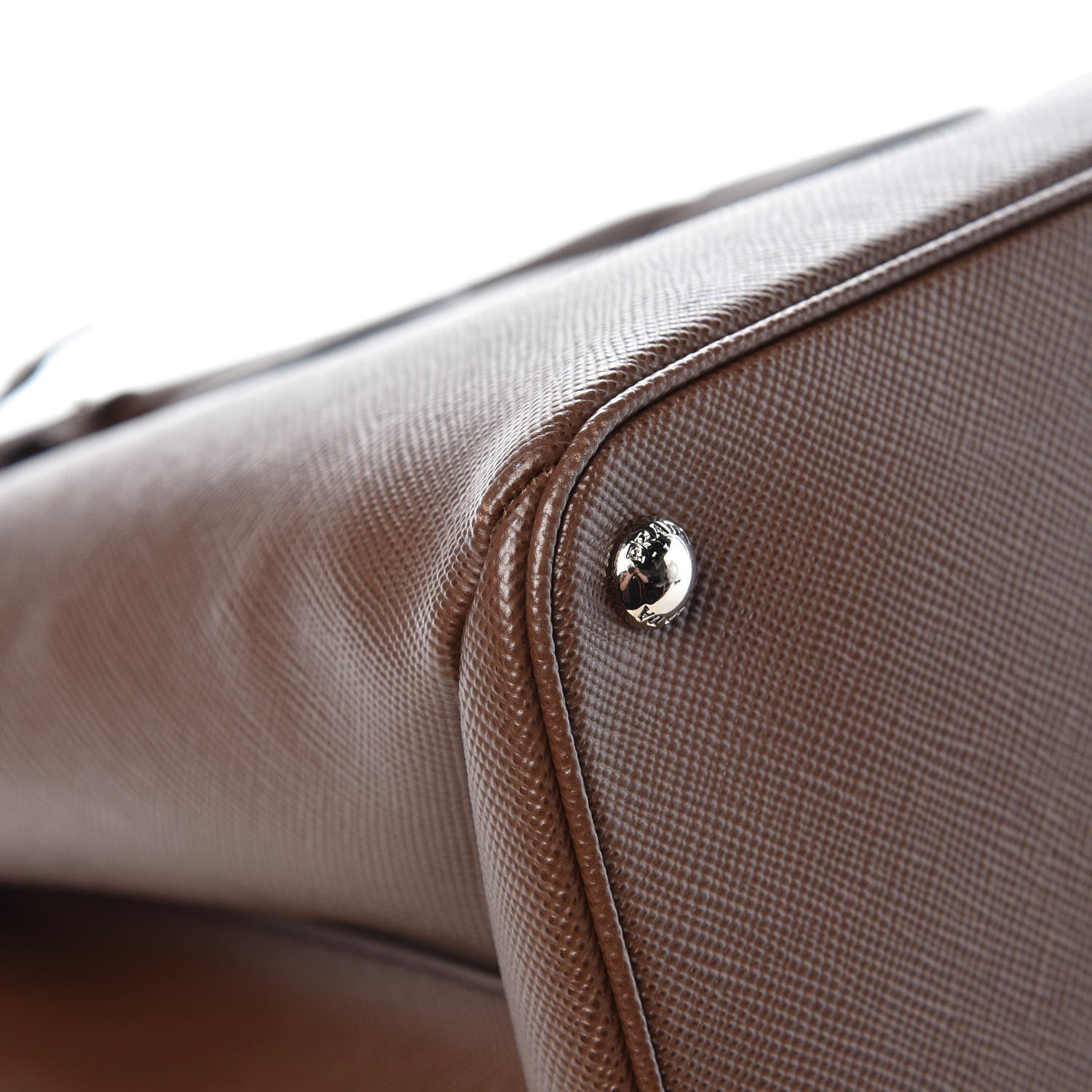 Prada Saffiano Cuir Twin Tote Cocoa 10 of 11