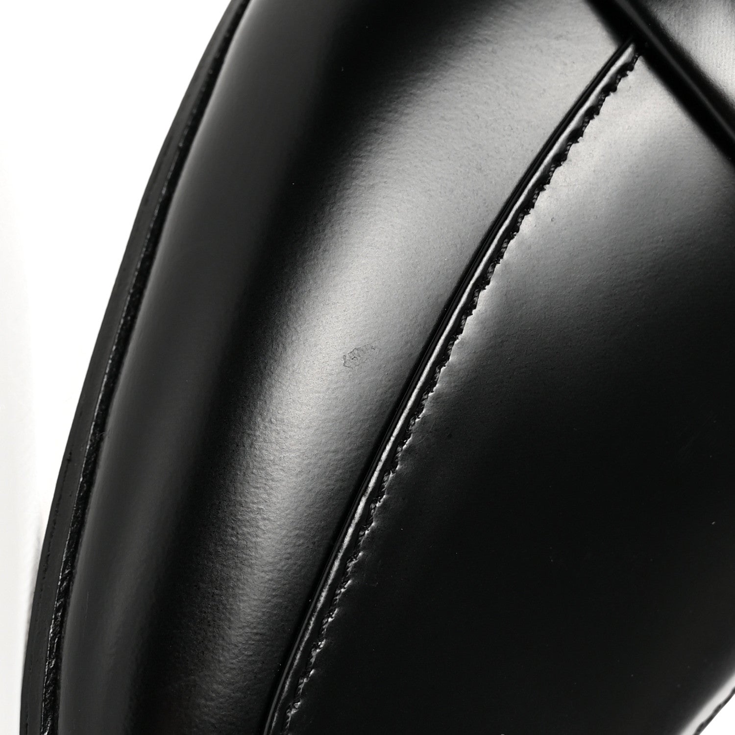Chanel Shiny Calfskin Logo Loafers 37 Black 12 of 13