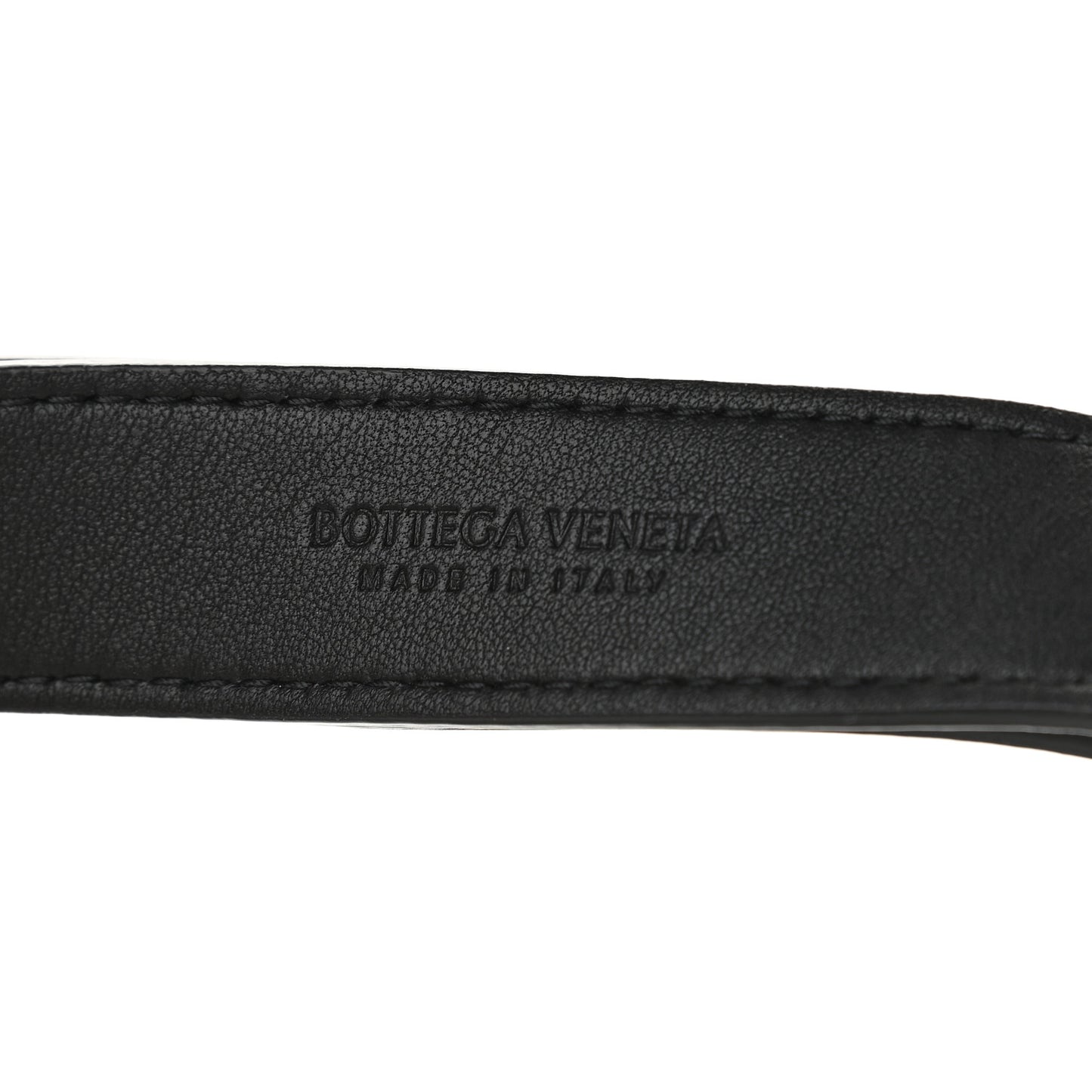 Nappa Maxi Intreccio The Belt Cassette Bag Black