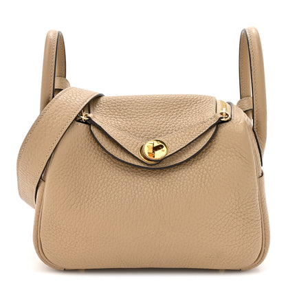 Hermes Taurillon Clemence Mini Lindy 20 Trench 1 of 12