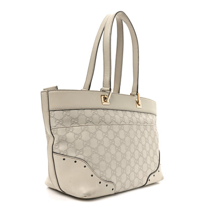 Gucci Guccissima Large Punch Tote Ivory 3 of 10
